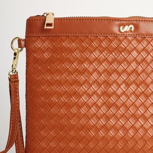 Mini necessaire tresse - CAMEL