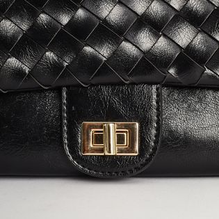 Bolsa com alça de corrente P - PRETA