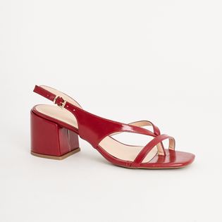 Sandália Média Tiras - VERMELHO