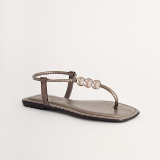 Rasteira clássica Dimmy - PEWTER