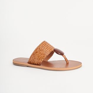 Rasteira Fivela Artesanal - CAMEL
