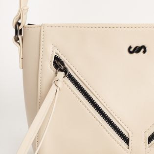 Bolsa com bolso externo duplo - COTTON