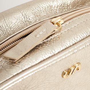 Bolsa Couro Tassel - CHAMPAGNE