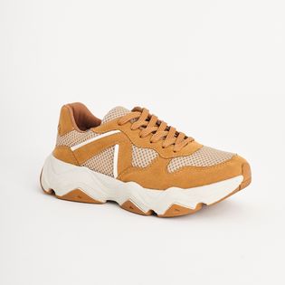 Tenis Urban Camurça - CAMEL/FENDI