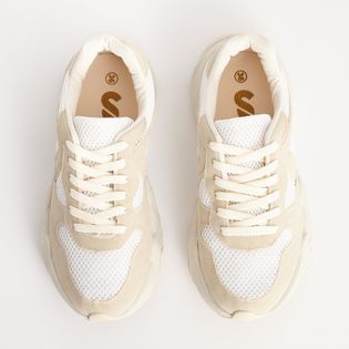 Tenis Urban Camurça - GELO/OFF WHITE