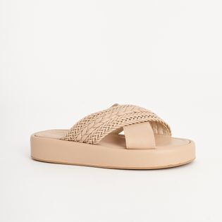 Papete com Tiras Trançadas - FENDI/MILK