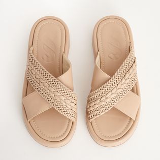 Papete com Tiras Trançadas - FENDI/MILK