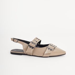 Sapatilha Fivela Verniz - DESERTO