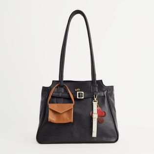 Bolsa com chaveiro - PRETA