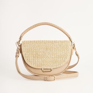 Bolsa Mini Rafia - MILK/NATURAL