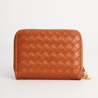 Carteira matelassê com tassel - CAMEL