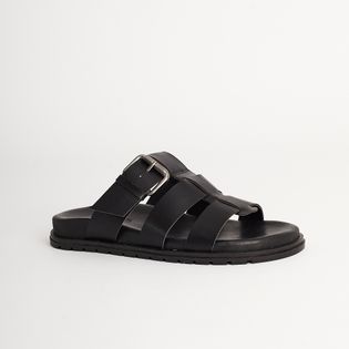 Papete Aberta Fivela - PRETA