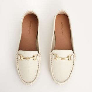 Mocassim clássico em couro - COTTON