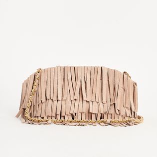 Bolsa Couro Franjas - FENDI