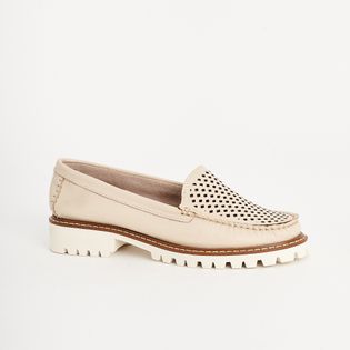 Mocassim em Couro com furos - COTTON