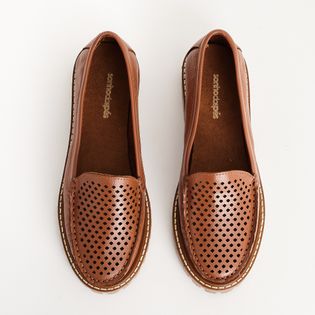 Mocassim em Couro com furos - EXPRESSO