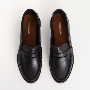 Mocassim em Couro Floater - PRETA