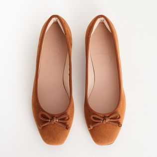 Sapatilha Comfort camurça - CAMEL