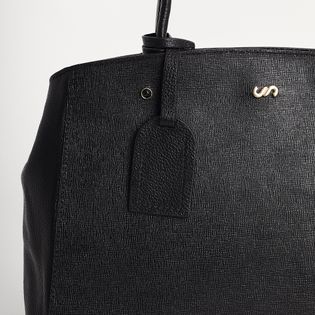 Bolsa Clássica em couro - PRETA