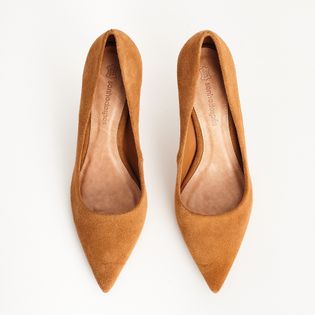 Scarpin Selaria Camurça - CAMEL