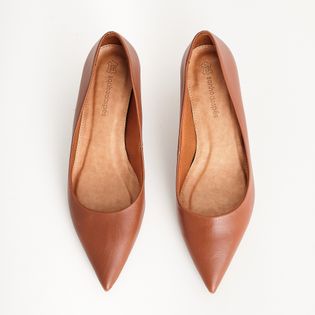 Scarpin baixo com couro - SELA