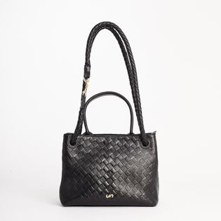 Bolsa elegance com duas alças - PRETA