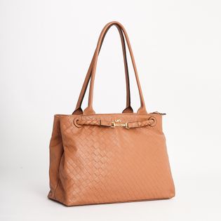 Bolsa elegance com fivela - CAMEL