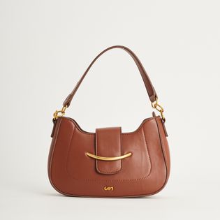 Bolsa meia lua com detalhe dourado - EXPRESSO