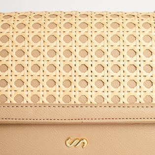 Bolsa com tampa texturizada - FENDI