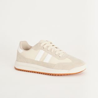 Tenis Camurça Urban - GELO/OFF WHITE