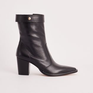 Bota couro 2x1 Miragem - PRETA