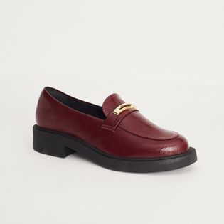 Mocassim Verniz Fivela - AMEIXA