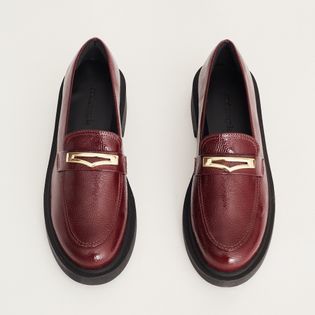 Mocassim Verniz Fivela - AMEIXA