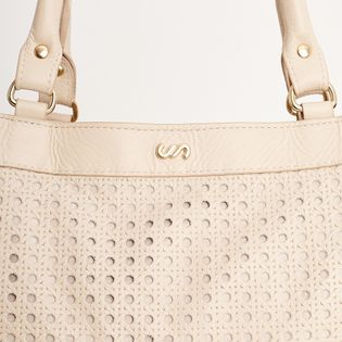 Bolsa tote trançada - MILK