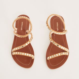 Rasteira Camurçaa - CAMEL