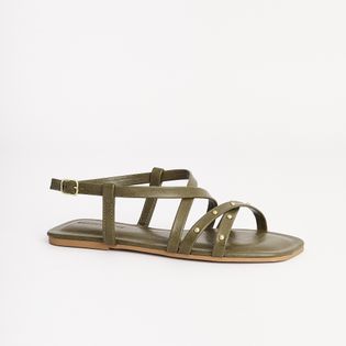 Rasteira Basics Tachinhas - VERDE MILITAR