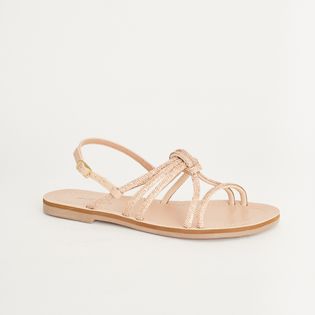 Rasteira Strass Glow - ROSE/ROSADO