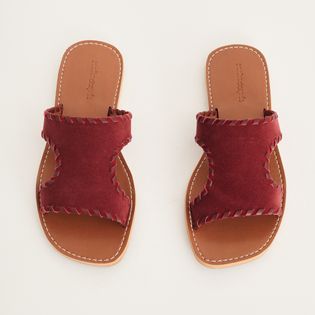 Rasteira Chinelo Camurça - AMEIXA