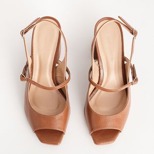 Scarpin Aberto Verniz - CAMEL
