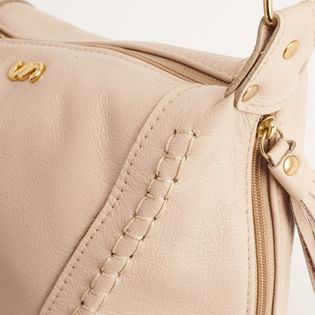 Bolsa Grande Couro Barbicacho - MILK