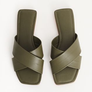 Rasteira Clássica Jéssika - VERDE MILITAR