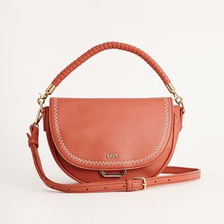 Bolsa Meia Lua Chic - CORAL