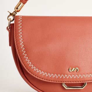 Bolsa Meia Lua Chic - CORAL