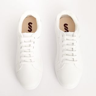 Basic Tenis - BRANCO/PRATEADO