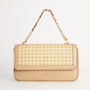 Bolsa com tampa texturizada - FENDI