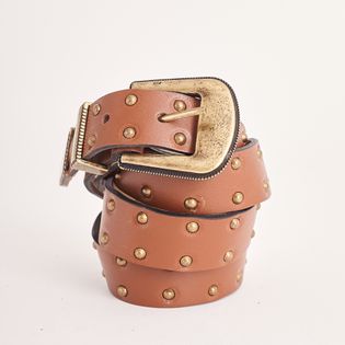 Cinto Couro Tachas - SELA