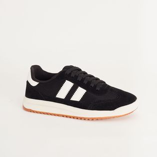 Tenis Camurça Urban - PRETO/OFF WHITE