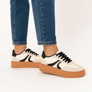 Tênis Urban Camurça - GELO/COTTON/PRETO