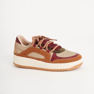 Tênis Urban Napa - CAMEL/AMEIXA/VERDE MILITA