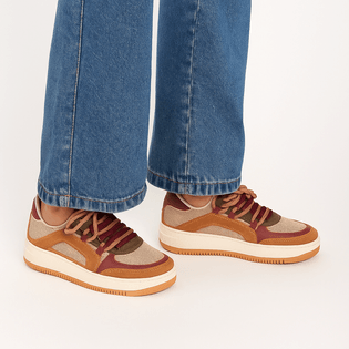 Tênis Urban Napa - CAMEL/AMEIXA/VERDE MILITA